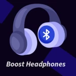 bluetooth headphones booster android application logo